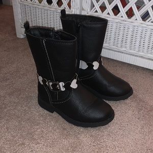Toddler black boots